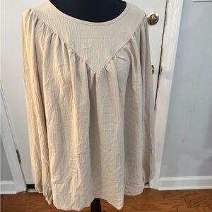 Cupshe Cream Women's Blouse